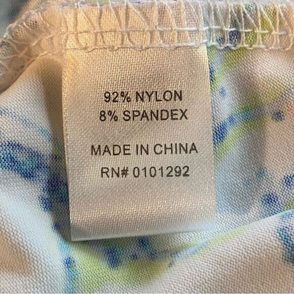 Lulu-B Comfy Clothing Colorful Seashell Beach Asymmetrical Top Size XL - Picture 4 of 10